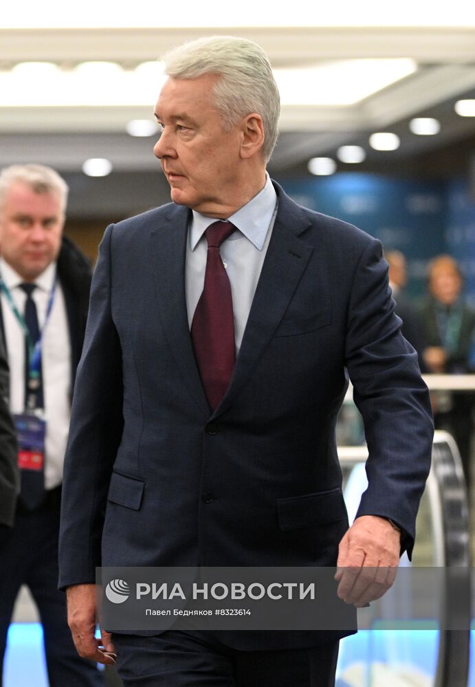 Мэр Москвы Сергей Собянин на международной конференции Сбера по искусственному интеллекту Artificial Intelligence Journey в Москве. Место: Россия, Москва. Автор: Павел Бедняков/РИА Новости. Конференция Сбера по искусственному интеллекту