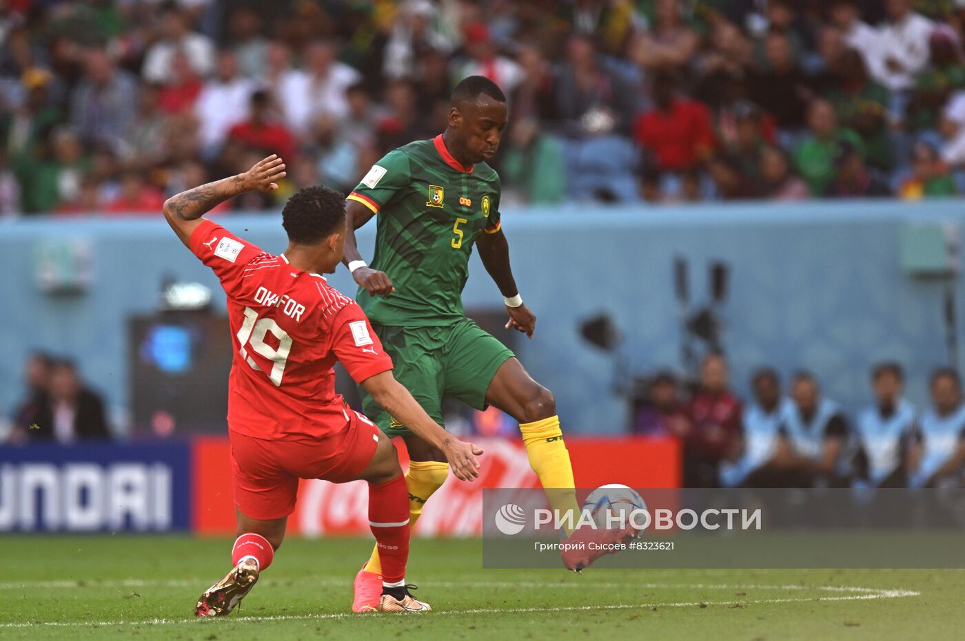 Футбол. Чемпионат мира. Матч Швейцария - Камерун