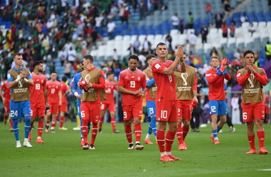 Футбол. Чемпионат мира. Матч Швейцария - Камерун