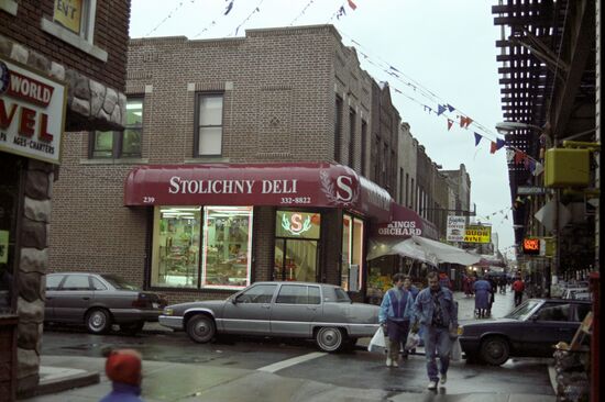 Район Брайтон-Бич в Нью-Йорке