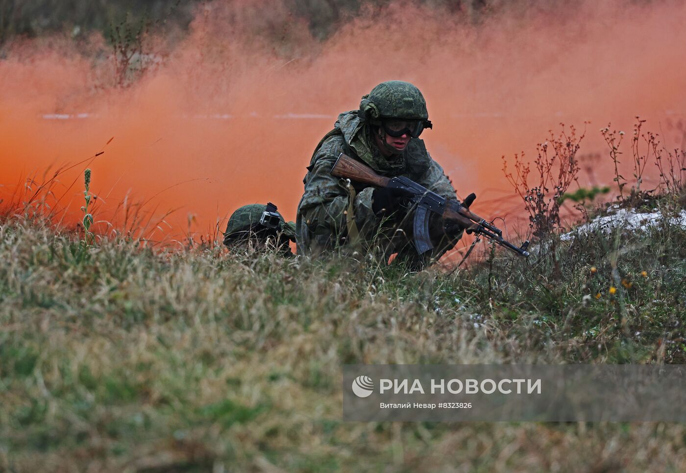 Прохождение психологической полосы морскими пехотинцами в Калининграде
