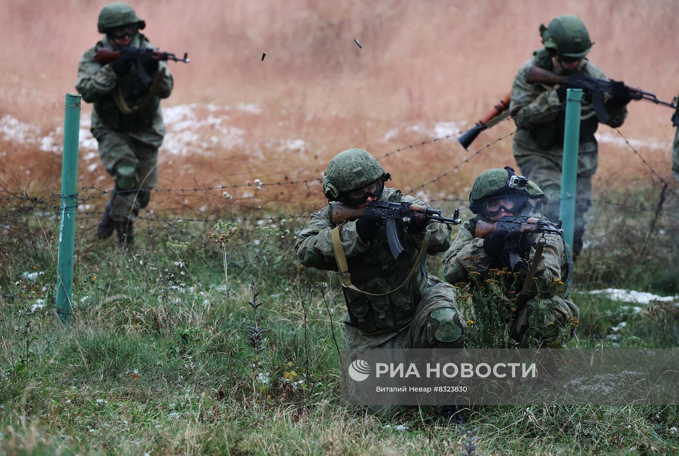 Прохождение психологической полосы морскими пехотинцами в Калининграде