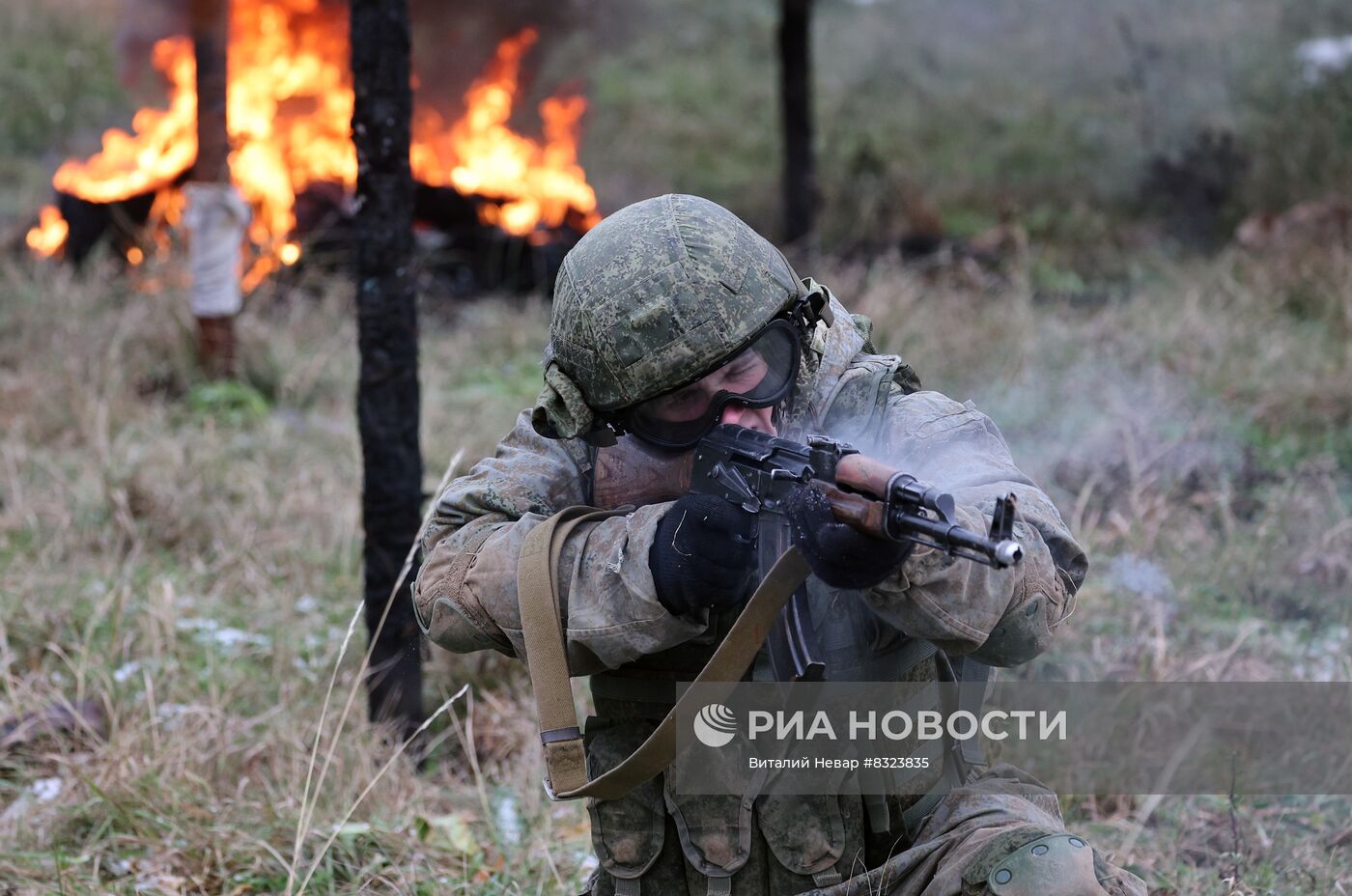 Прохождение психологической полосы морскими пехотинцами в Калининграде