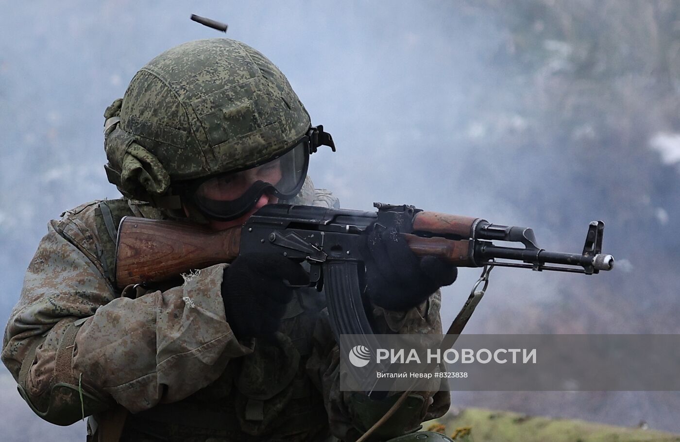 Прохождение психологической полосы морскими пехотинцами в Калининграде