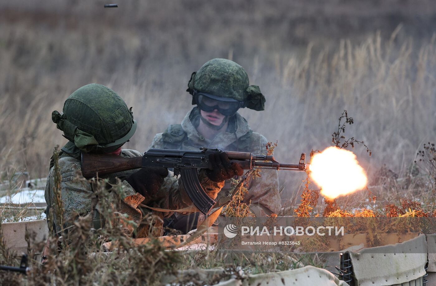 Прохождение психологической полосы морскими пехотинцами в Калининграде