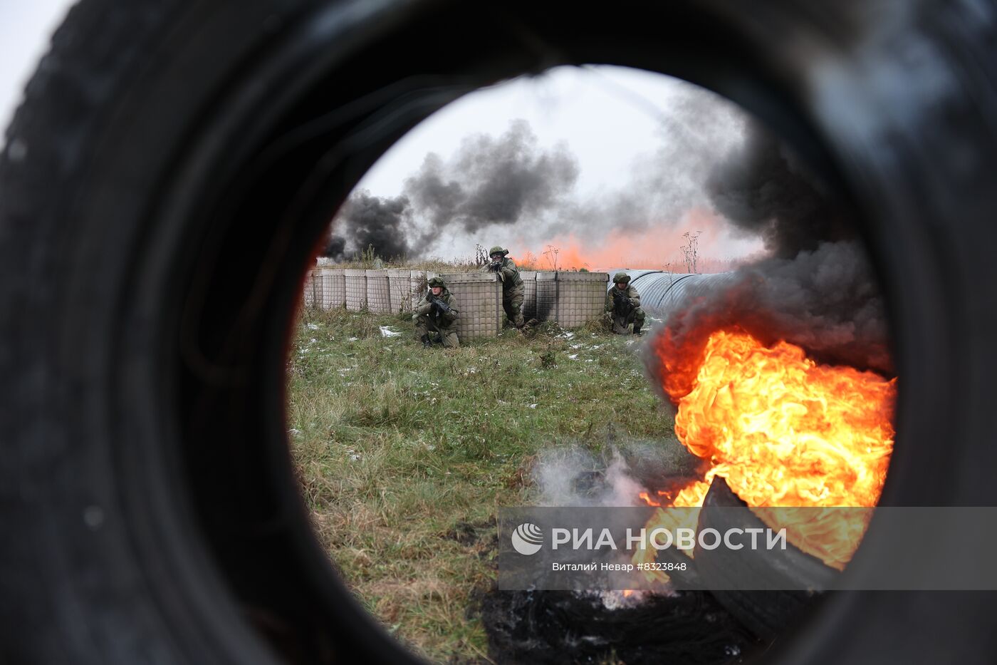 Прохождение психологической полосы морскими пехотинцами в Калининграде