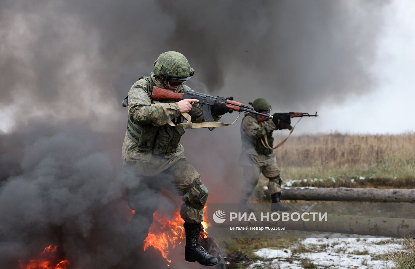 Прохождение психологической полосы морскими пехотинцами в Калининграде