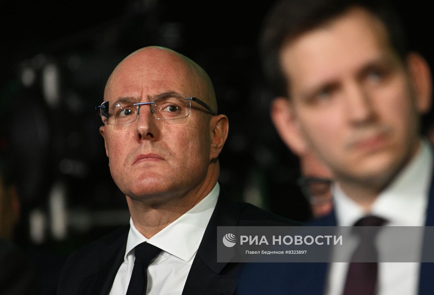 Заместитель председателя правительства РФ Дмитрий Чернышенко на международной конференции Сбера по искусственному интеллекту Artificial Intelligence Journey в Москве. Место: Россия, Москва. Автор: Павел Бедняков/РИА Новости. Конференция Сбера по искусственному интеллекту