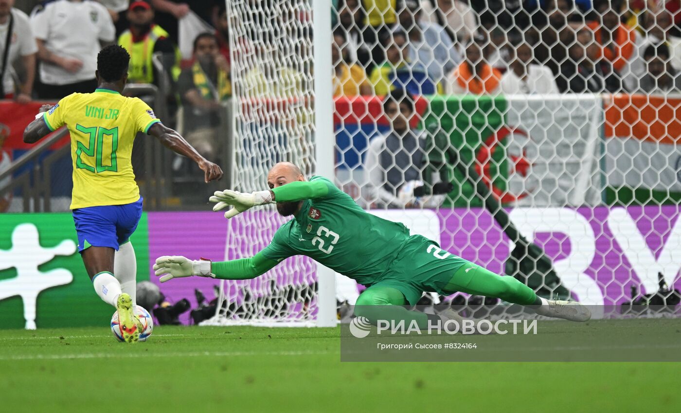 Футбол. Чемпионат мира. Матч Бразилия - Сербия