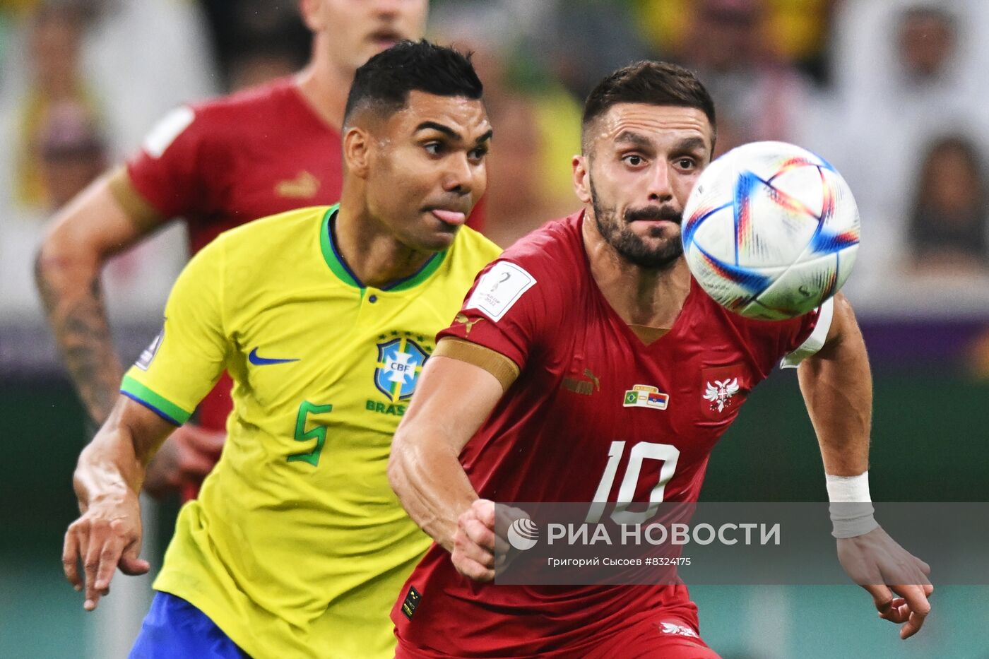 Футбол. Чемпионат мира. Матч Бразилия - Сербия