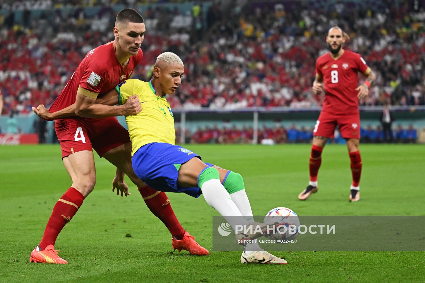 Футбол. Чемпионат мира. Матч Бразилия - Сербия