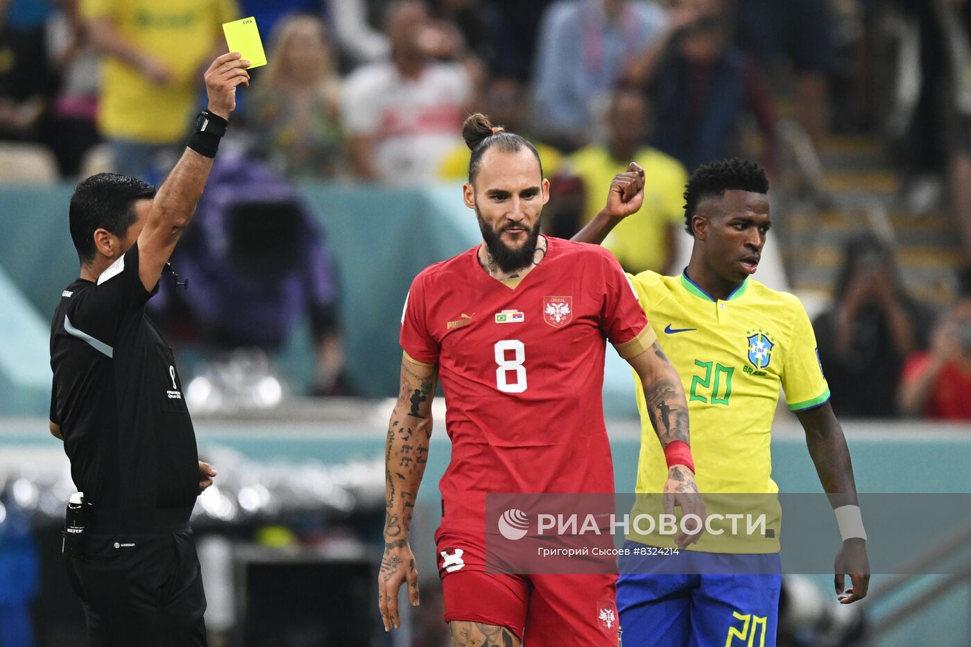 Футбол. Чемпионат мира. Матч Бразилия - Сербия