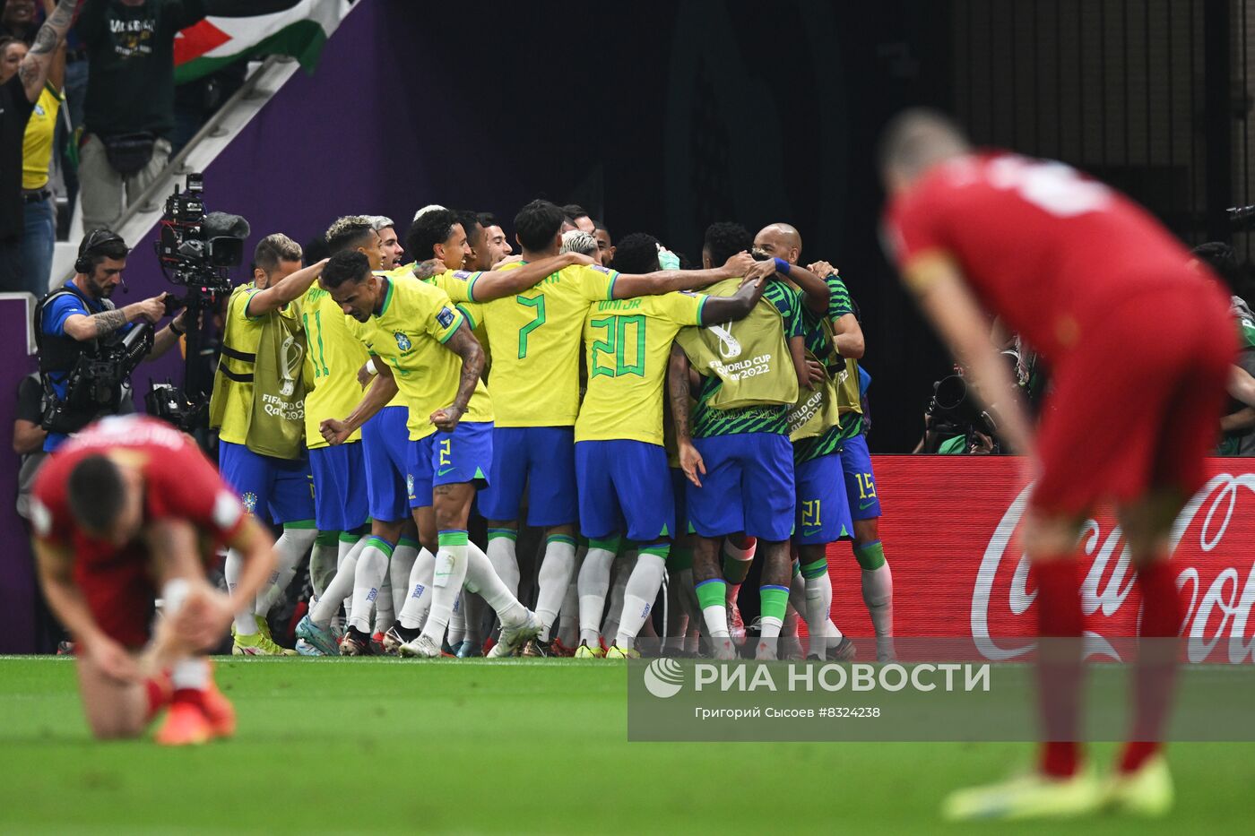 Футбол. Чемпионат мира. Матч Бразилия - Сербия