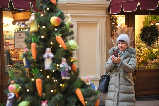 Новогоднее украшение ГУМа