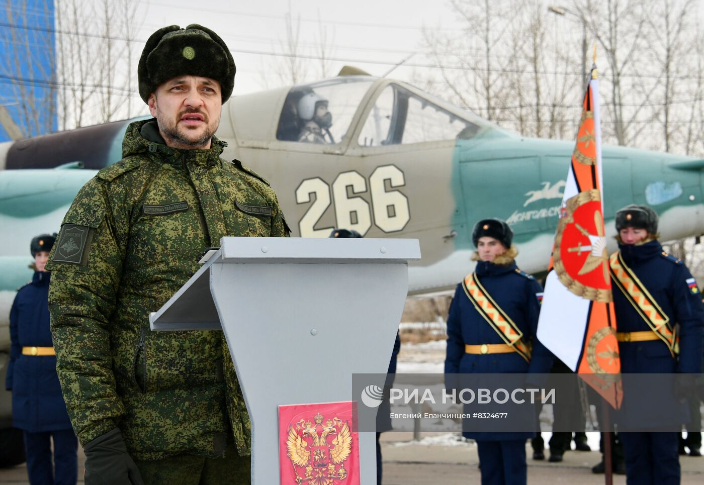 Открытие памятника погибшим в ходе СВО военным в Забайкалье