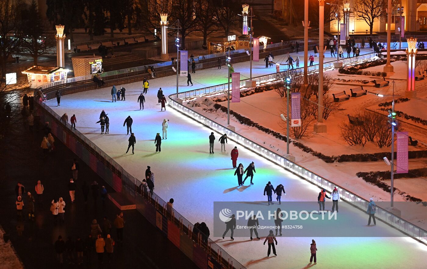 Открытие катков в Москве