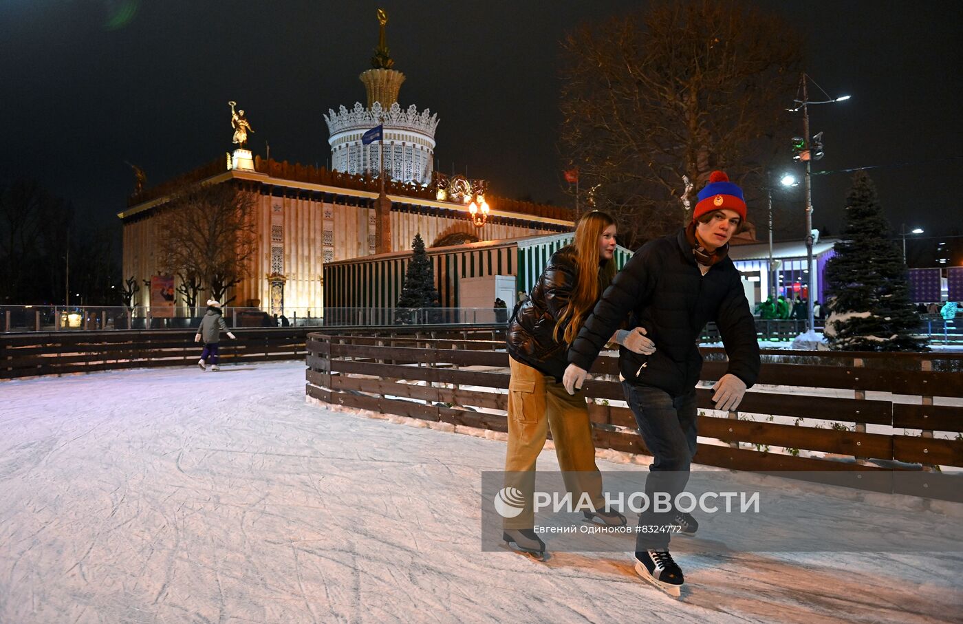 Открытие катков в Москве