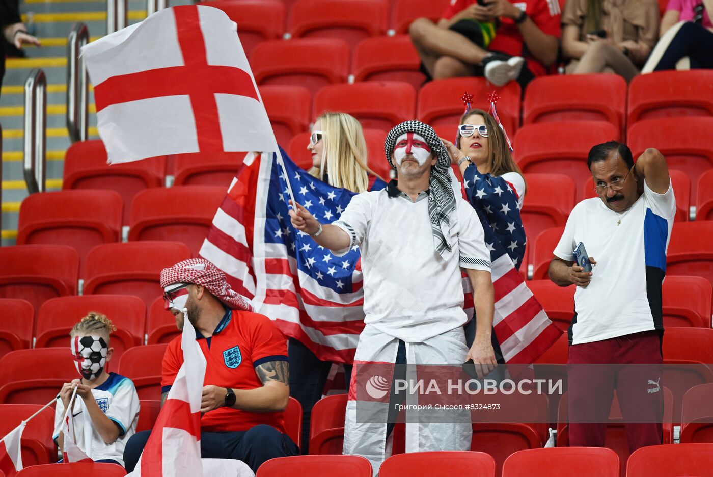 Футбол. Чемпионат мира. Матч Англия - США