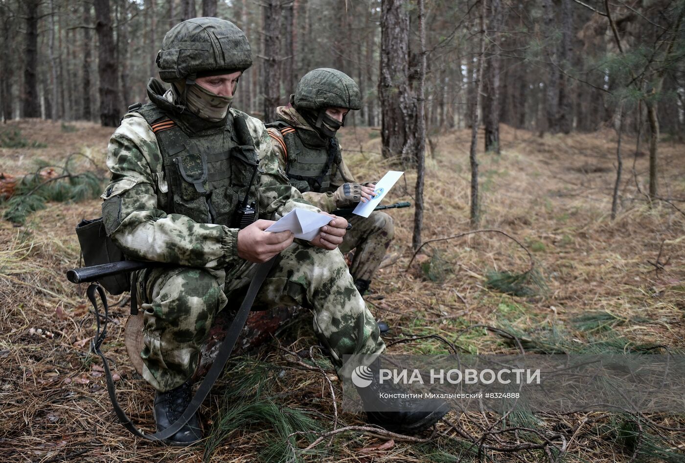 Работа подразделений морской пехоты на Херсонском направлении