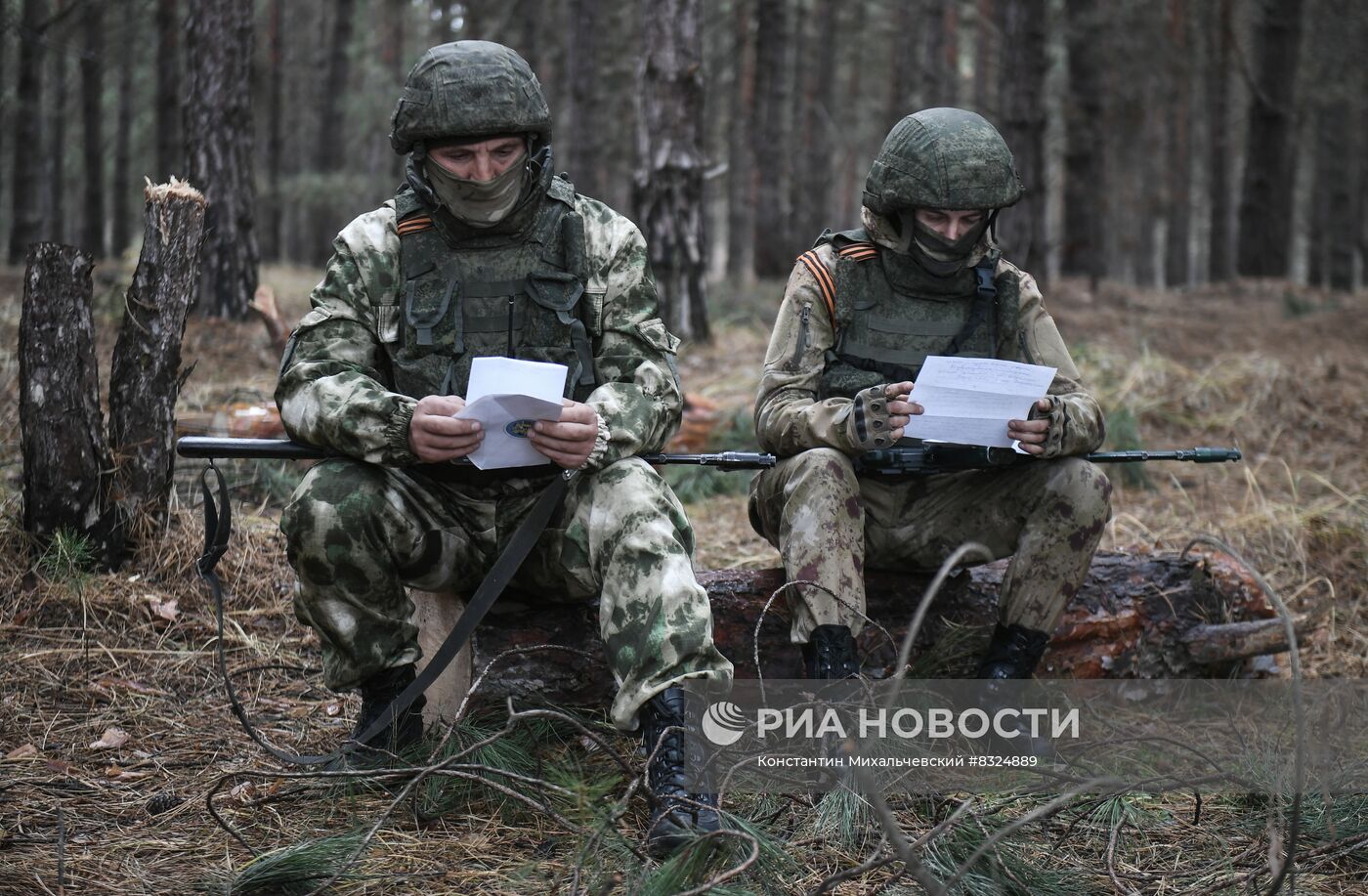 Работа подразделений морской пехоты на Херсонском направлении