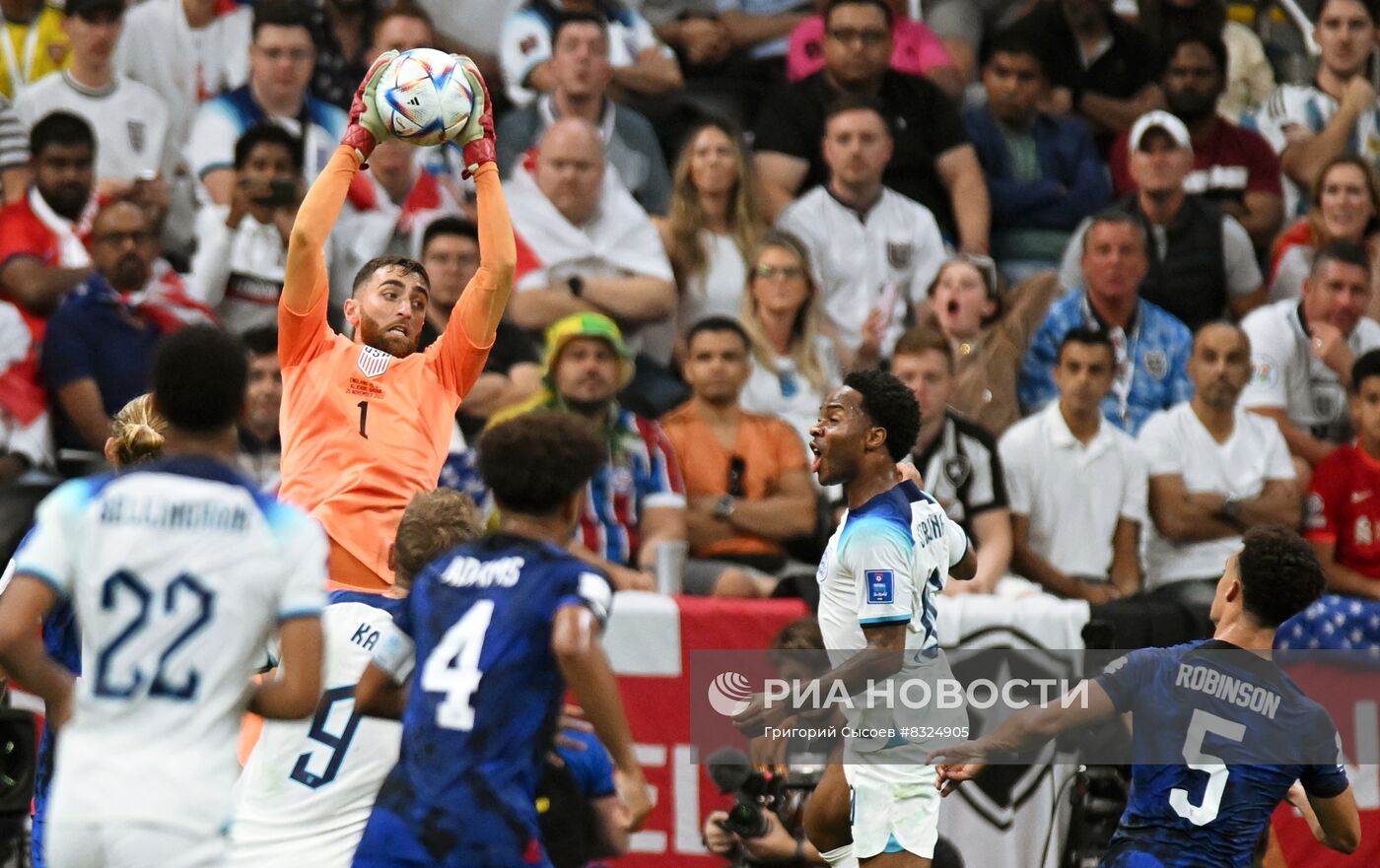 Футбол. Чемпионат мира. Матч Англия - США