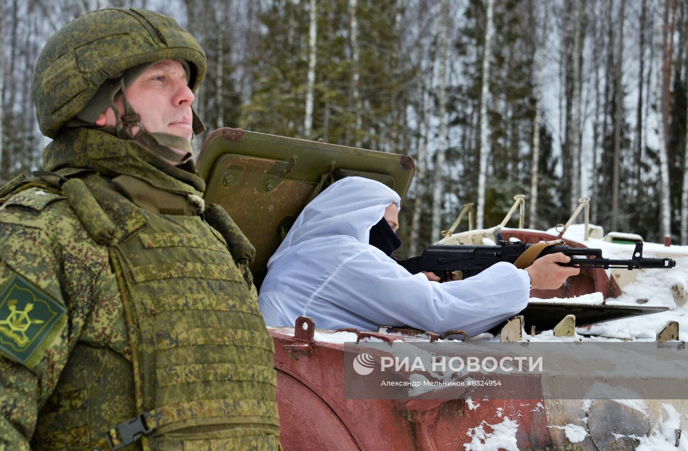 Подготовка мобилизованных для отправки в зону спецоперации