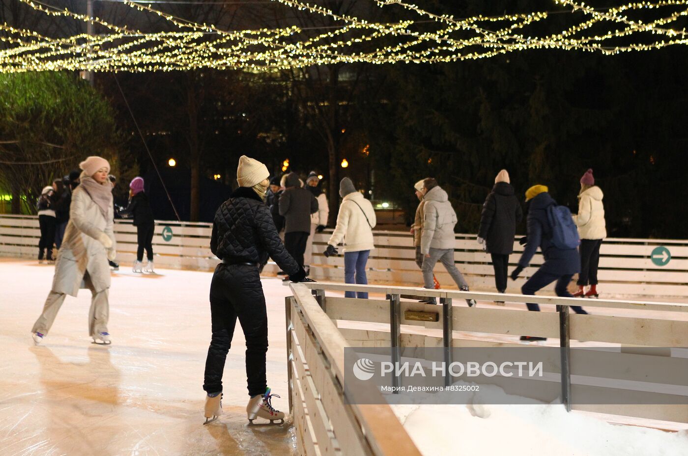 Открытие катков в Москве