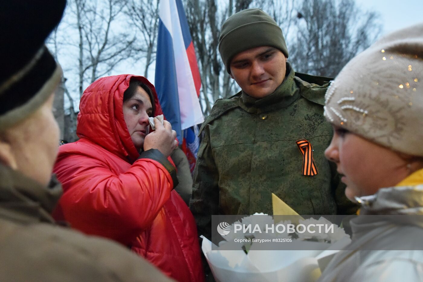 Встреча с освобожденными пленными в ДНР