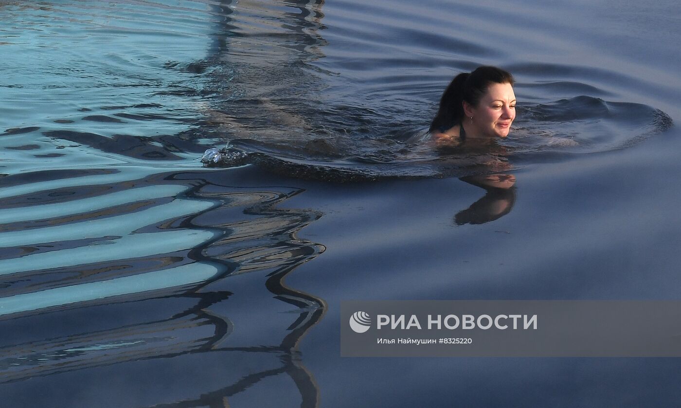 Открытие купального сезона моржей в Сибири