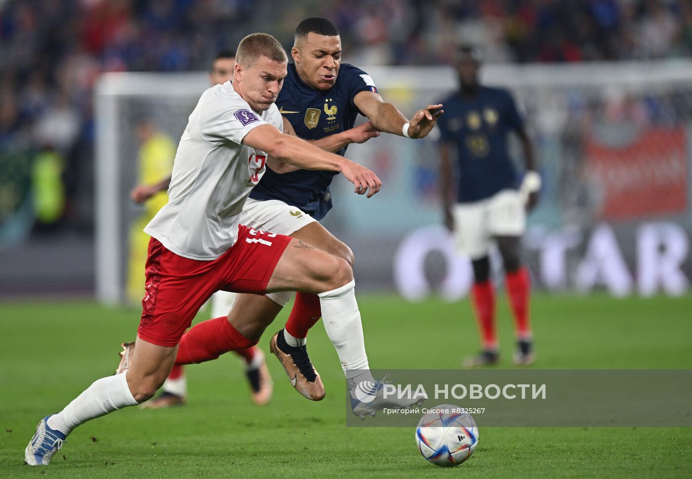 Футбол. ЧМ-2022. Матч Франция - Дания