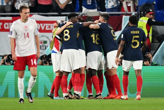 Футбол. ЧМ-2022. Матч Франция - Дания