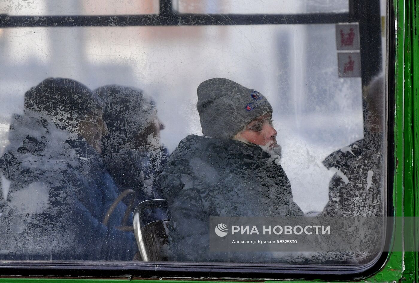 Морозы в Новосибирске 