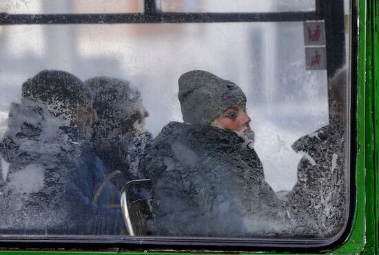 Морозы в Новосибирске 