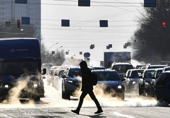 Морозы в Новосибирске