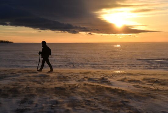Морозы в Новосибирске