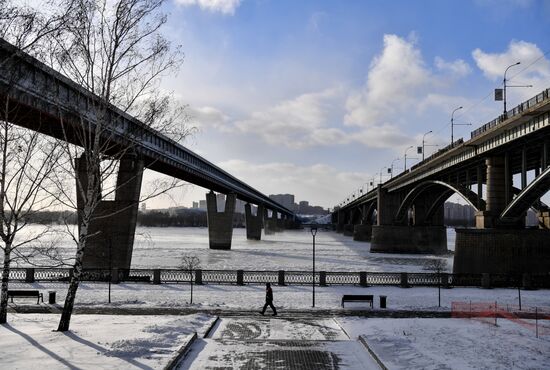 Морозы в Новосибирске