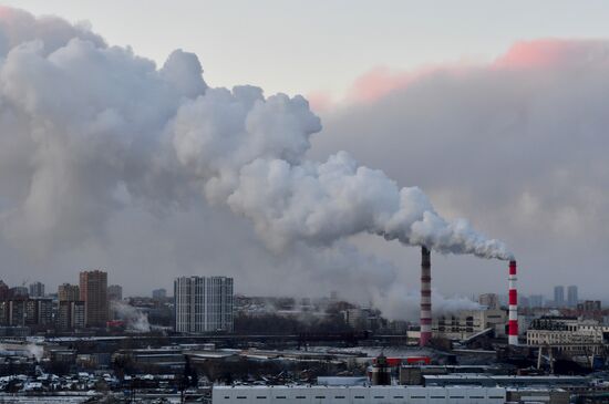 Морозы в Новосибирске