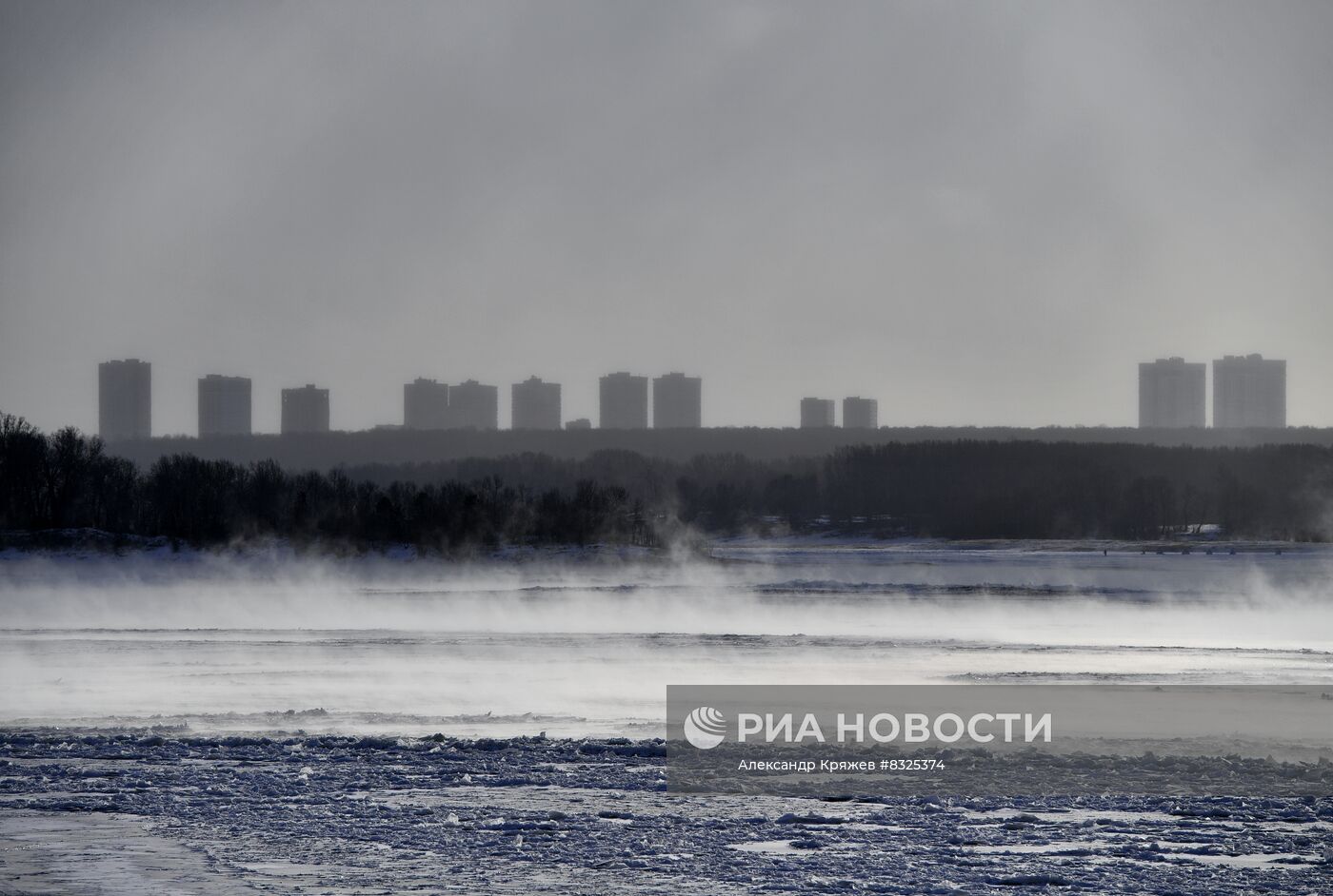 Морозы в Новосибирске