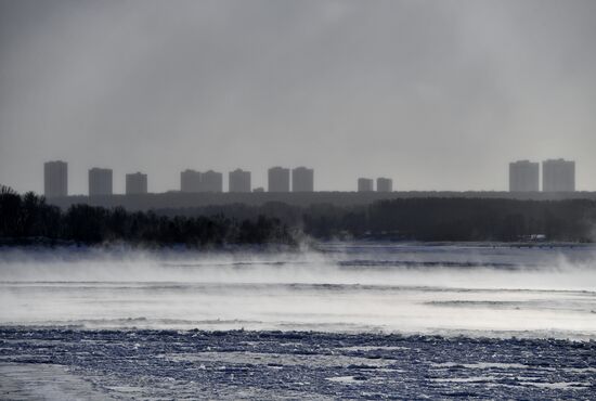 Морозы в Новосибирске
