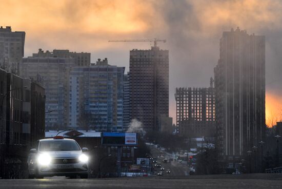 Морозы в Новосибирске