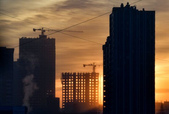 Морозы в Новосибирске