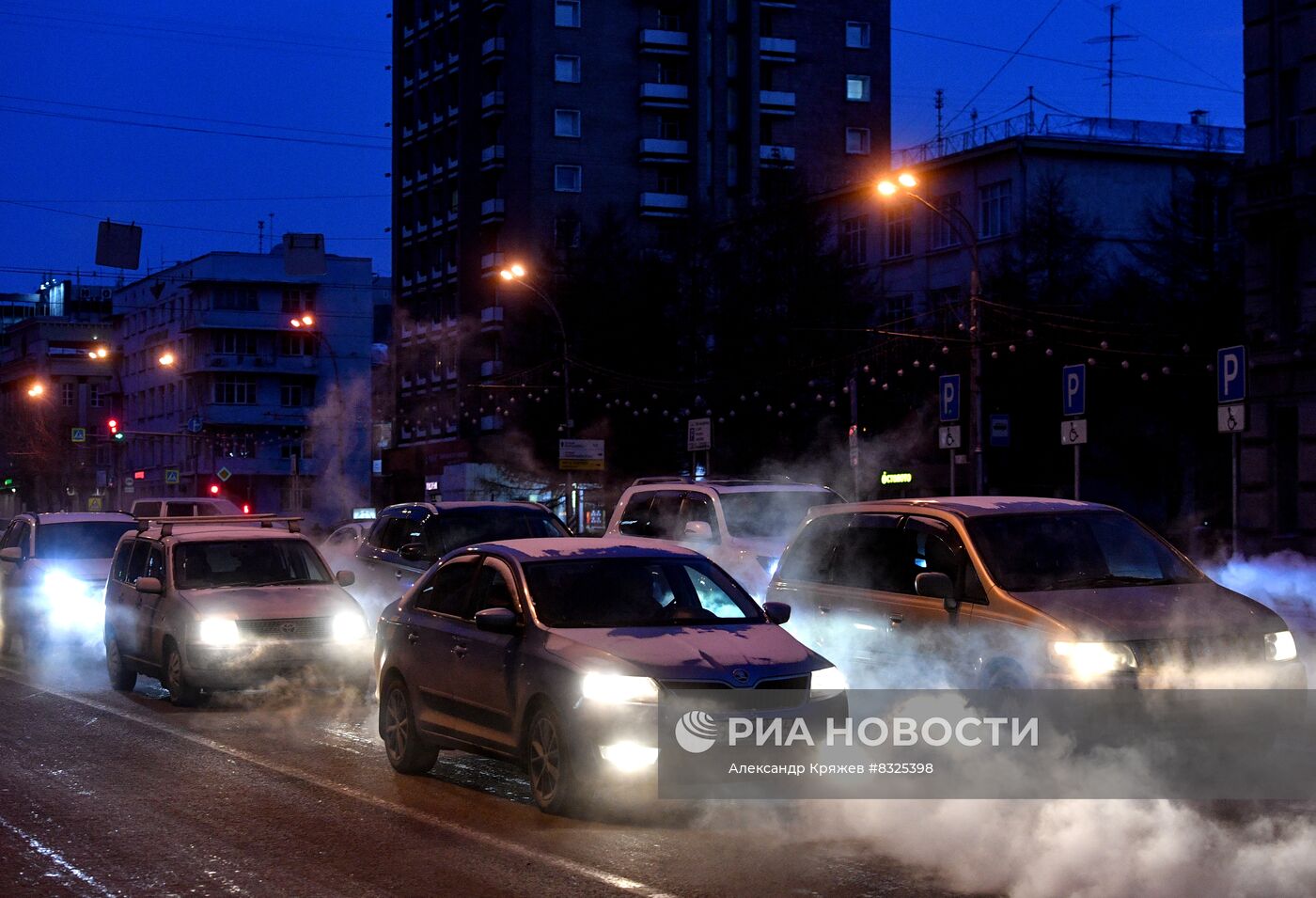 Морозы в Новосибирске