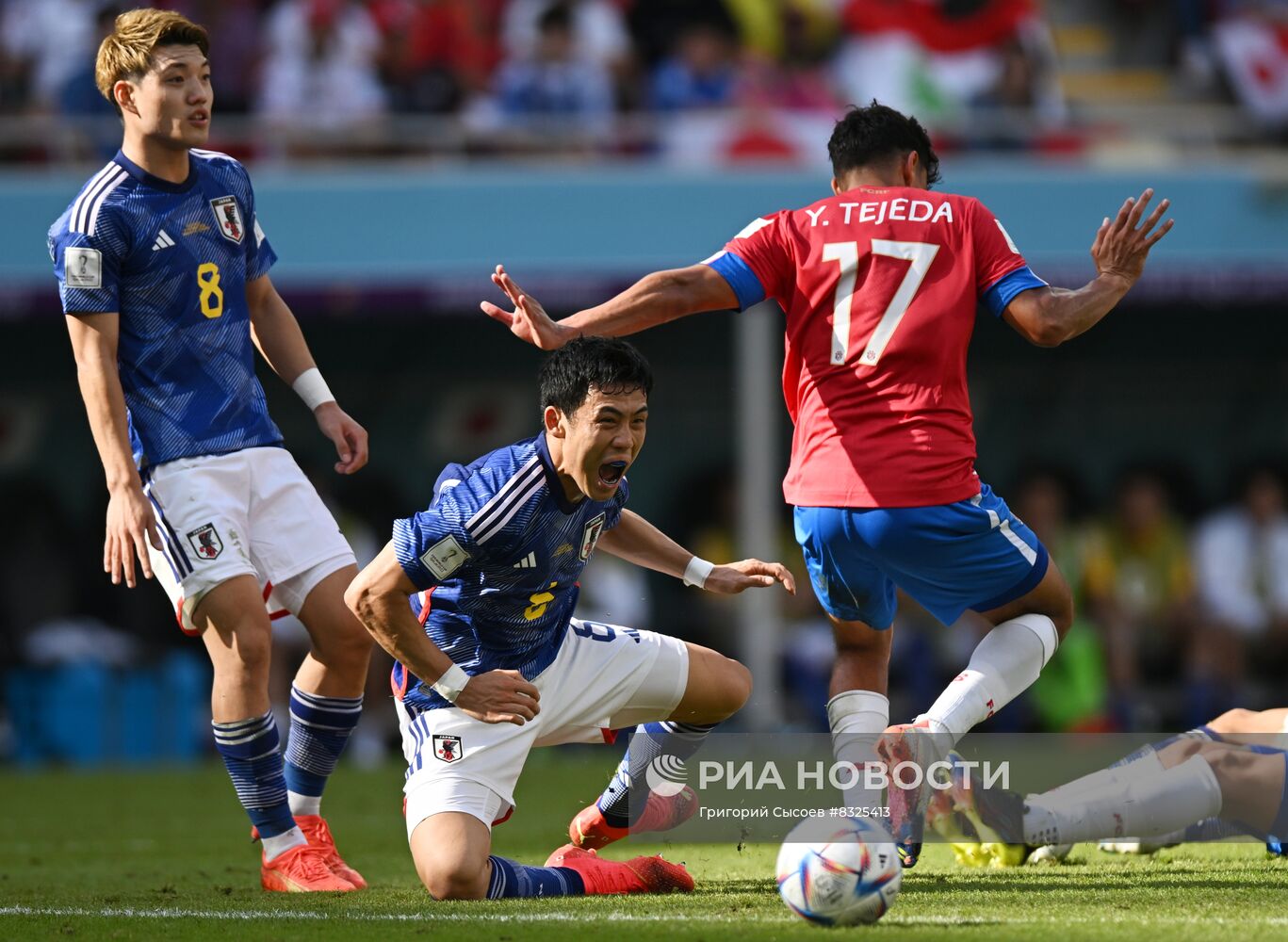 Футбол. ЧМ-2022. Матч Япония - Коста-Рика