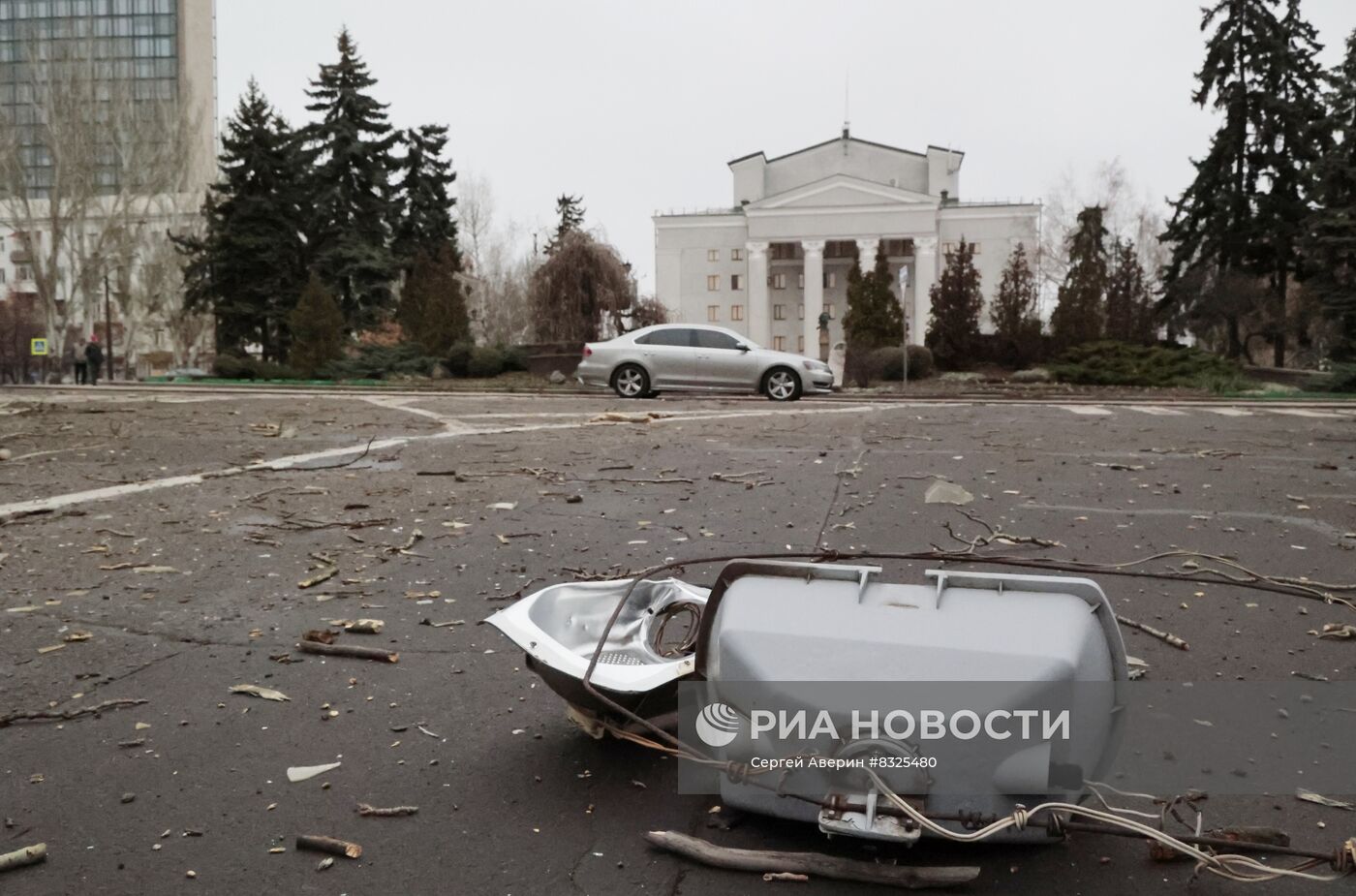 ВСУ обстреляли центр Донецка