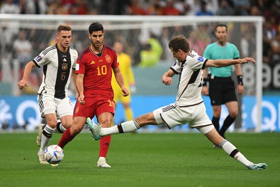 Футбол. ЧМ-2022. Матч Испания - Германия