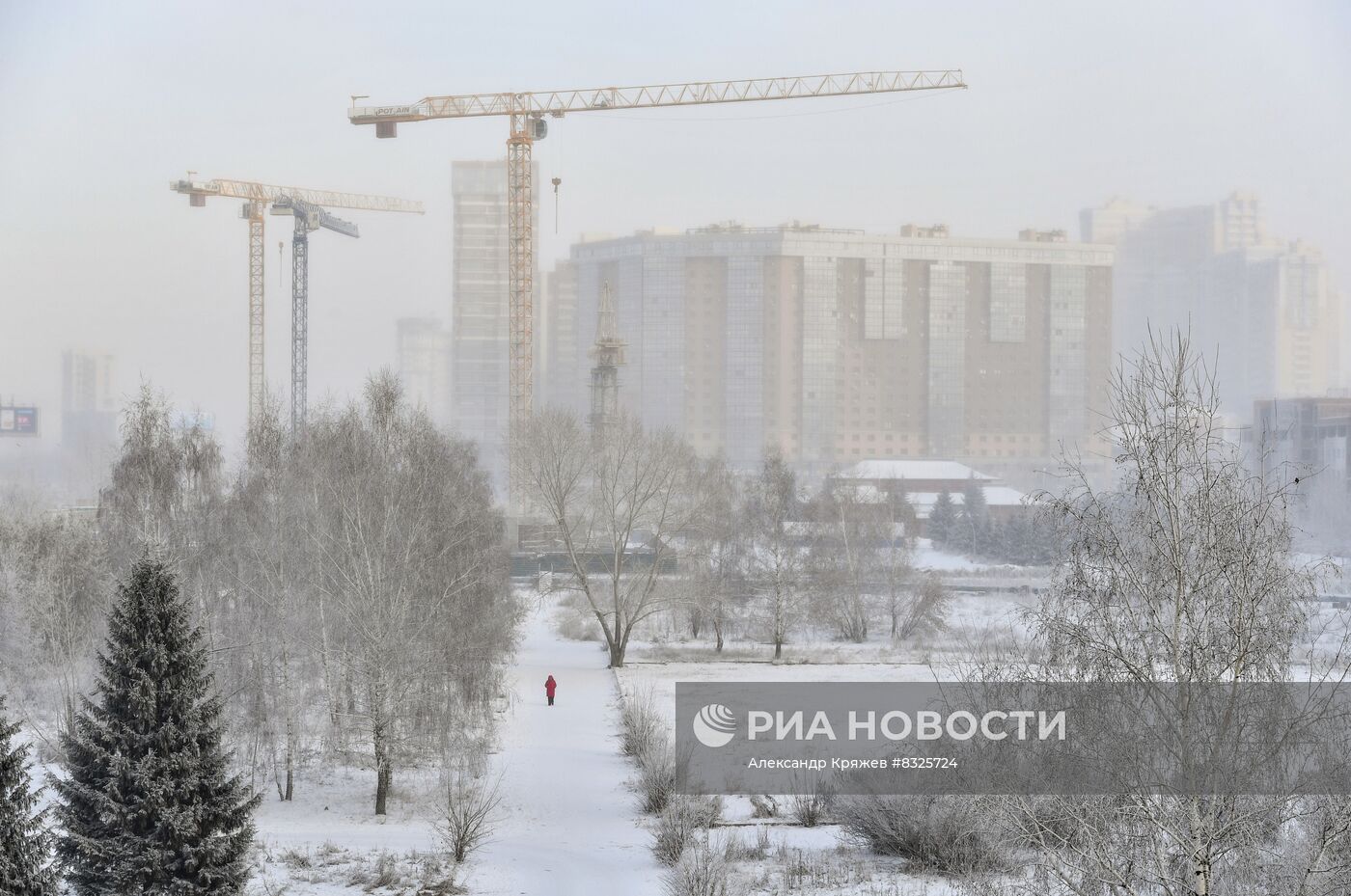 Морозы в Новосибирске