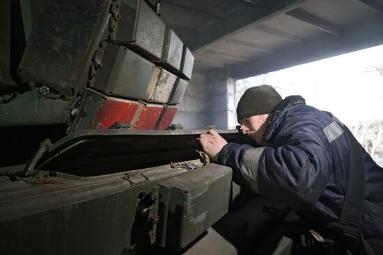 Работа ремонтного батальона в ДНР