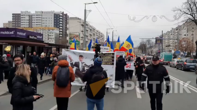 В Кишиневе начался очередной антиправительственный протест
