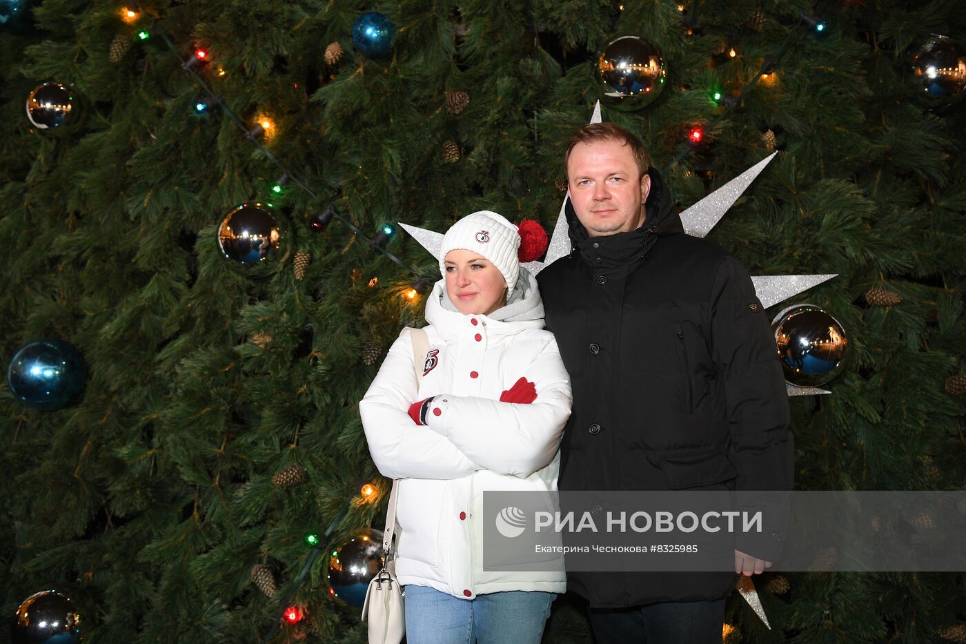 Открытие ГУМ-Катка и ГУМ-Ярмарки на Красной площади 