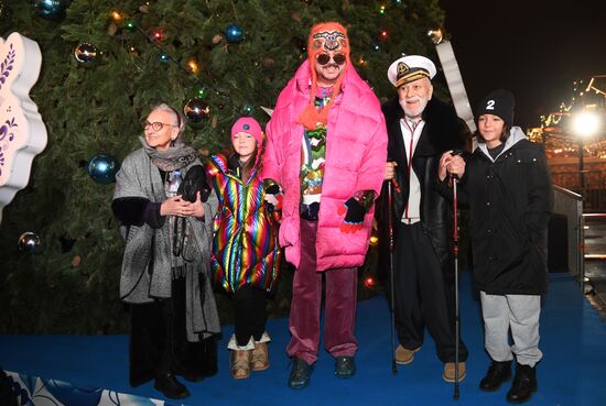 Открытие ГУМ-Катка и ГУМ-Ярмарки на Красной площади 